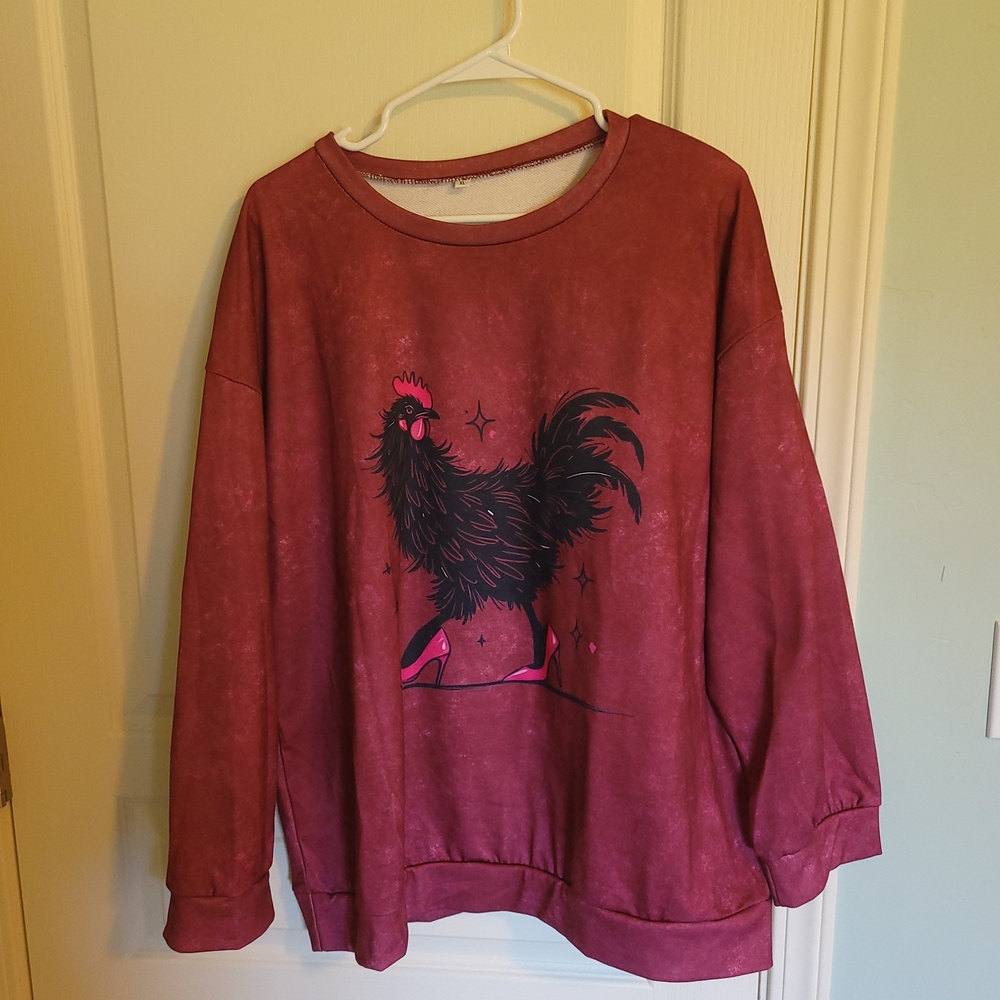 Chicken Graphic Sweatshirt